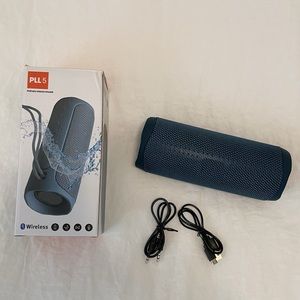 Pill Shape Speaker with Bluetooth and Aux Cord Capabilities
